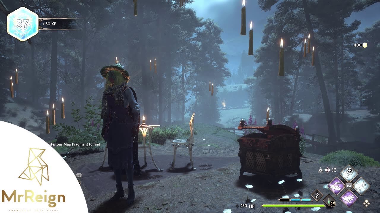Hogwarts Legacy Floating Candles Map & Treasure Location Ghost of Our