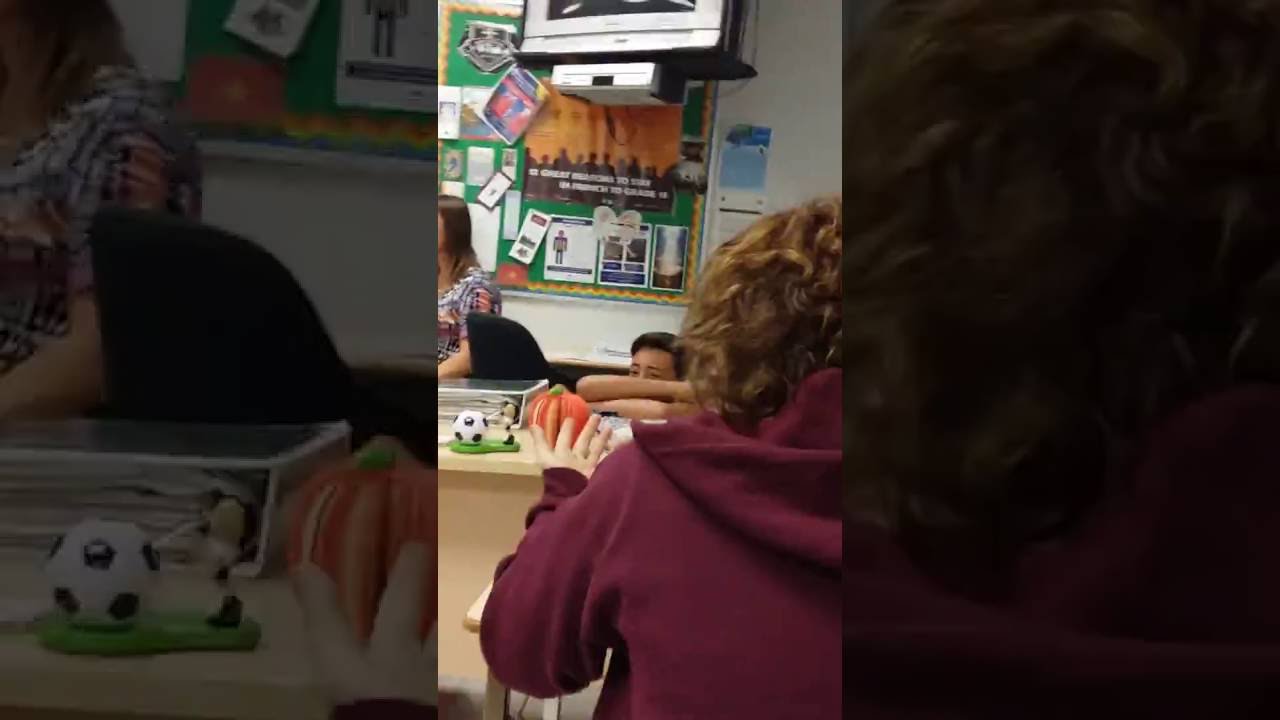 TEACHER LANDS A BOTTLE FLIP THEN HITS A 