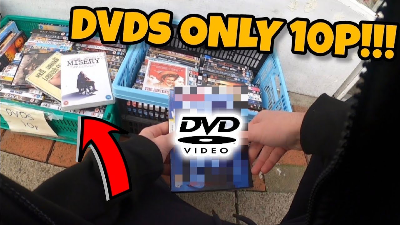 FINDING OUTRAGEOUS DVD DEALS AT CHARITY SHOPS! 