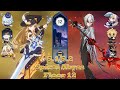 [5.1/5.2 Abyss] Navia Double Hydro &amp; Arlecchino Overload Spiral Abyss floor 12 | Genshin Impact