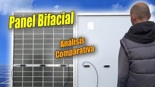 Pruebas con panel solar Bifacial (Comparativa/Análisis)