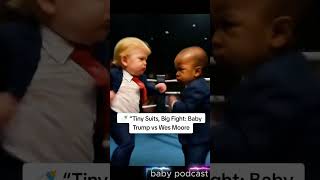 Baby Champ vs Baby Hero 🥊😂 | Funniest AI Baby Boxing Match Ever | Baby Podcast #babytrump #comedy
