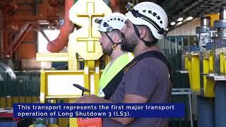 77 Tonnes of ATLAS Shielding on the move
