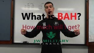 Basic Housing Allowance (BAH) who gets it and how much you get!