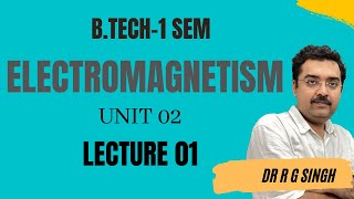 Engineering Physics: Unit 2 Basics | Electromagnetic Theory  II @rgsjee