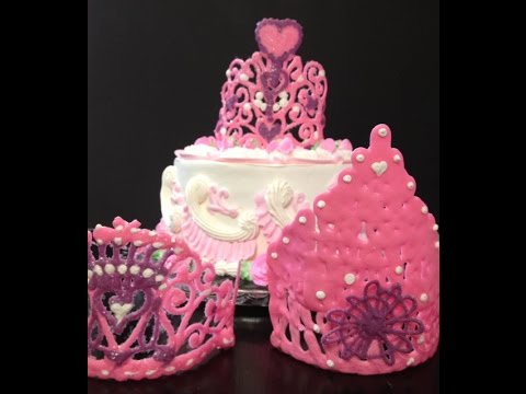 Princess Cake With Crown Cake Decorating Youtube