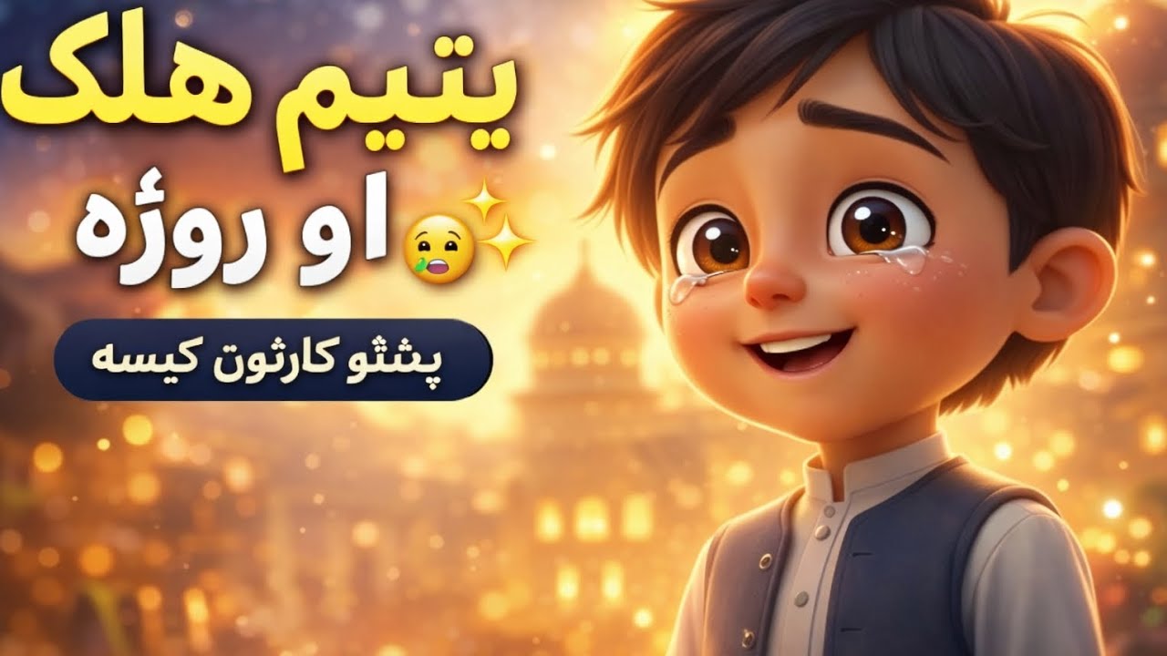 Yateem halk ao roja ((یتیم هلک او روژه)) Rehan pashto cartoon/story