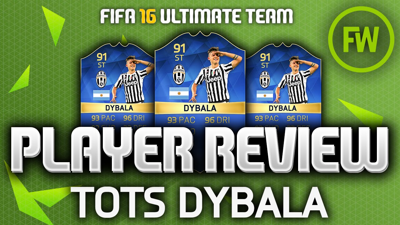 TOTS DYBALA (91) *AMAZING ATTACKER* PLAYER REVIEW (FIFA 16 ULTIMATE TEAM)