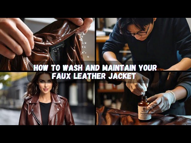 how to wash faux leather dress How to Clean Faux Leather