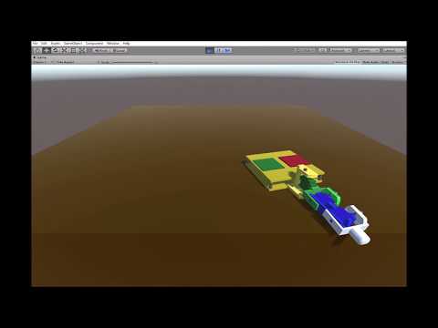 Unity でCAD設計のロボットを動かす