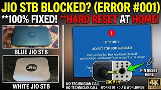 Jio AirFiber/Fiber Set Top Box Remote problem/ Blocked /Unblock ? | Hard reset live 2026 #viral