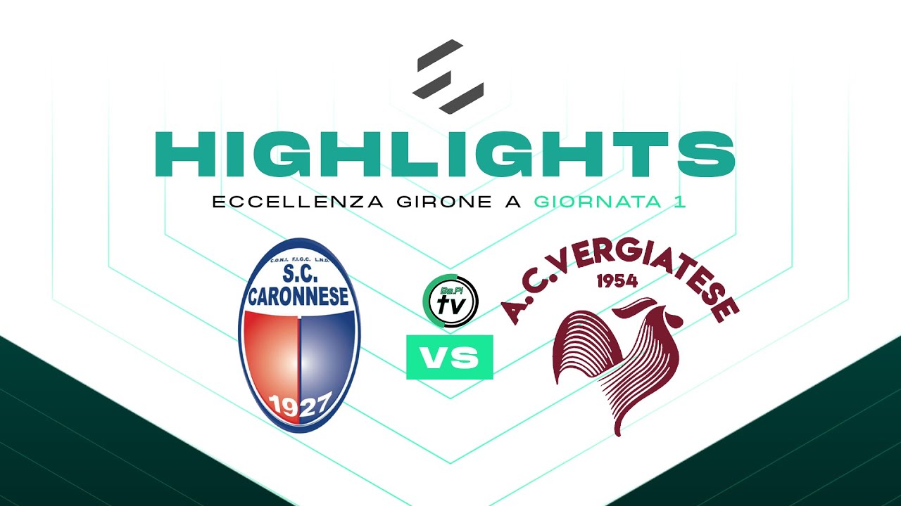 HIGHLIGHTS | CARONNESE 3-0 VERGIATESE