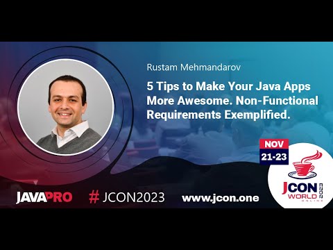 5 Tips to Make Your Java Apps More Awesome! | Rustam Mehmandarov (EN)