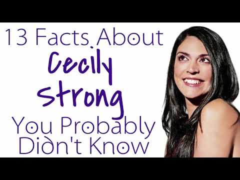 13 Facts About Cecily Strong You Probably Didn't Know