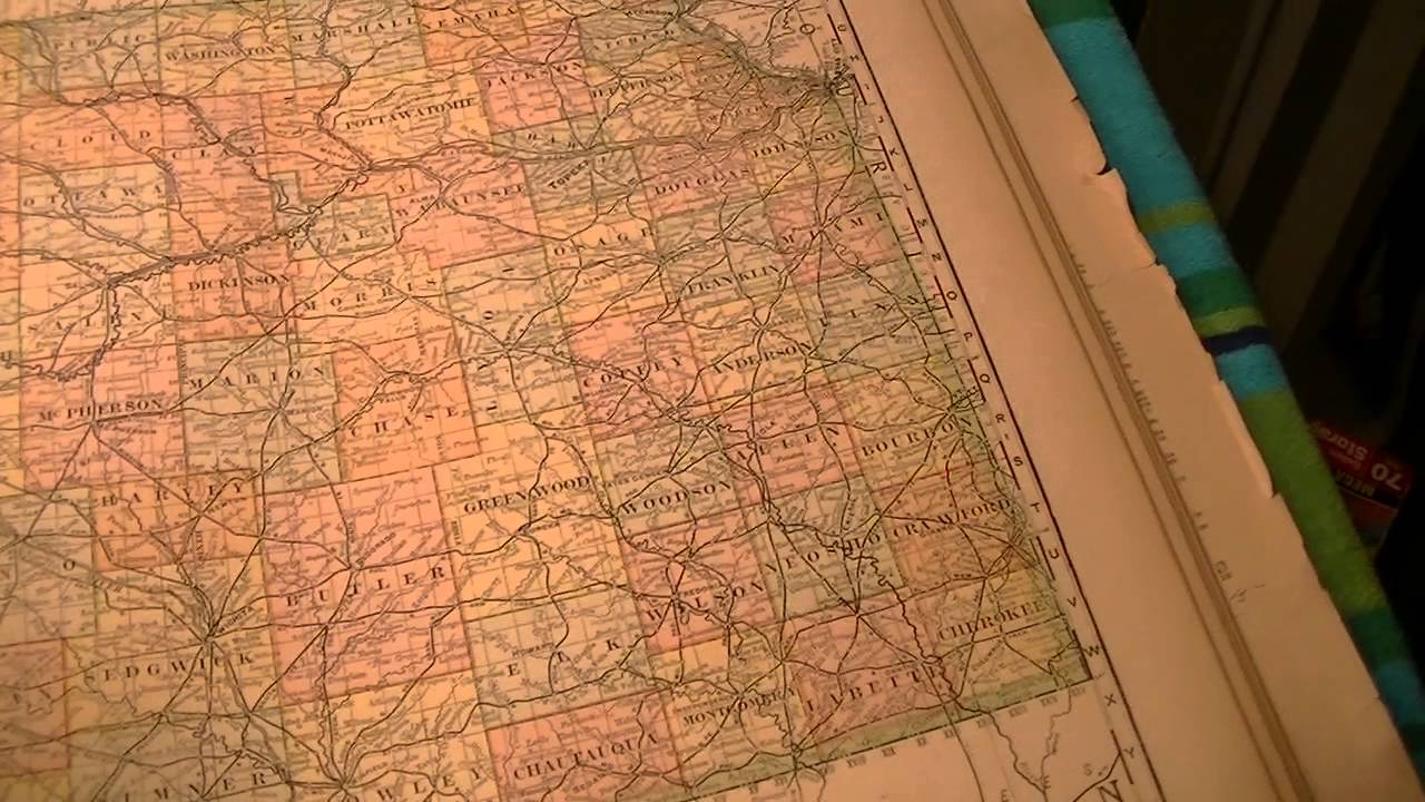 1896 Rand McNally Indexed Atlas Of The World United States