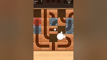 Roll the Ball slide puzzle Moving H Pack Level 19 Solution