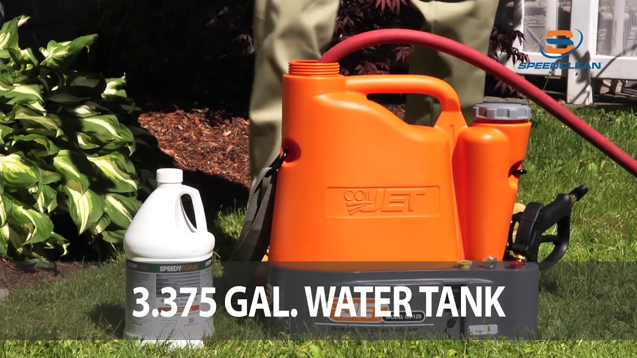 SpeedClean CoilJet CJ 125 Portable Coil Cleaning System, 125 PSI