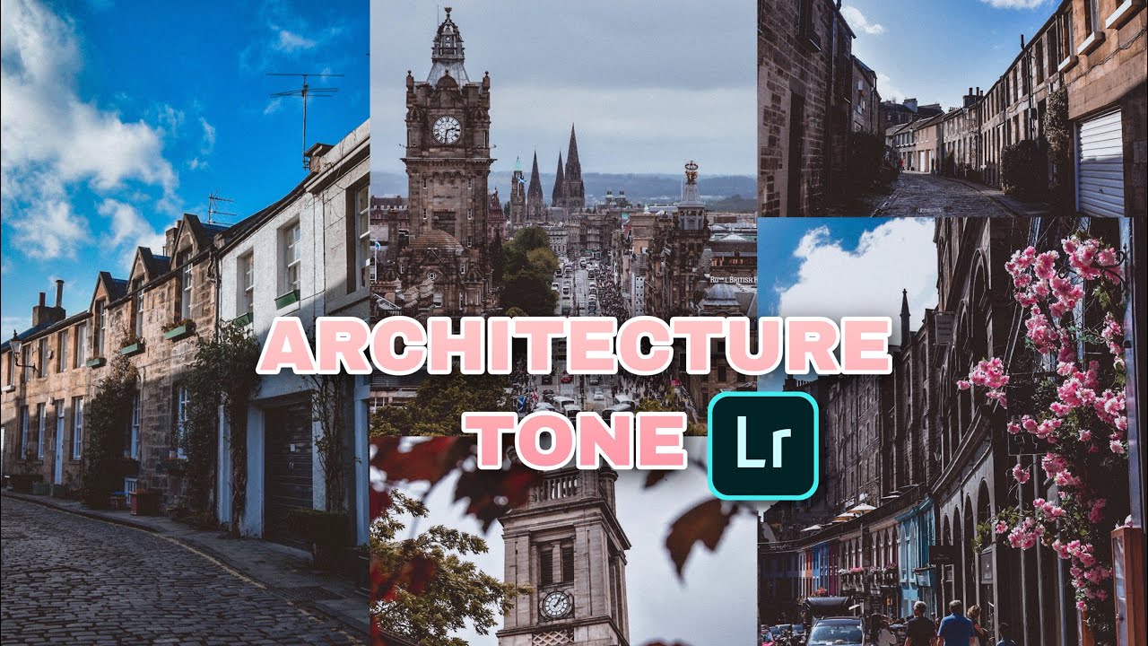 Lightroom Editing -Architecture preset tutorial Moody vintage buildings tone