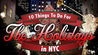 CHRISTMAS in NYC- 10 MUST DO Activities For The Holidays !🎄(5th Avenue, Rockefeller Center, \& More)