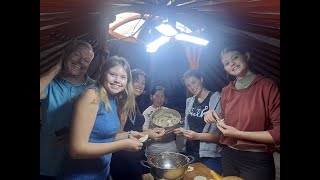 WE ATE WHAT IN MONGOLIA !?!  Amazing Mongolian Cooking Class Ulaanbaatar | 197 Countries, 3 Kids