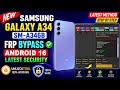 Samsung Galaxy A34 (SM-A346B) FRP Bypass Android 16 Latest Security | Unlock Tool 2026