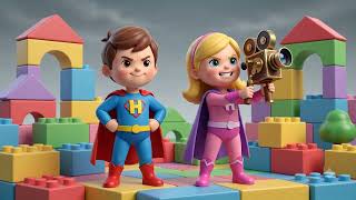 Mini Heroes Save The Rainbow 🌈 #fun #kindgerecht #spaß #spielzeug #miniheldenkino
