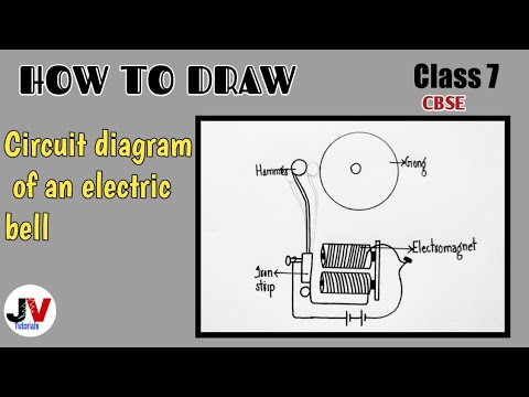 electric bell diagram|electric bell circuit diagram for class 7 - YouTube