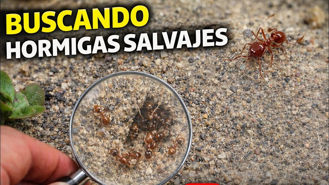 Salida de trabajo de campo Buscando hormigas 