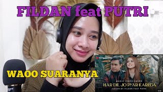 Cover  Fildan  feat Putri Hardil Jo Pyar Karega || Reaction