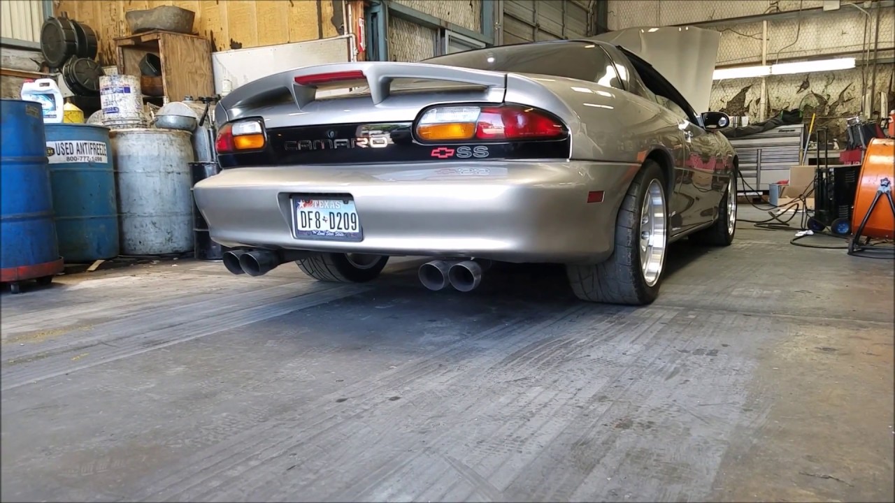 LS1 Camaro cam swap first start YouTube