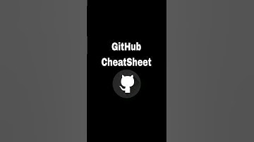 GitHub CheatSheet #shortvideo#shortviral#trending#githubpages#github#githubcheatsheet#cheatsheet