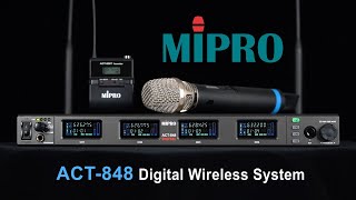 MIPRO ACT-848 Digital Receiver Basic Operation