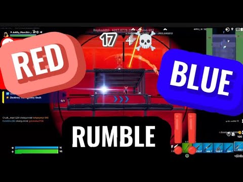 RED VS BLUE RUMBLE HIGH KILLS | FORTNITE CHAPTER 5 SEASON 2 GAMEPLAY ...