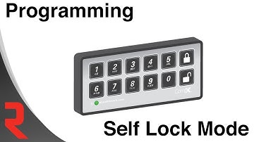 StealthLock System - Programming Self Lock Mode