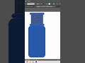 #illustrator #adobeillustrator #graphicdesign #bottledesign #vectorart #shorts #viralshorts #3dbottl