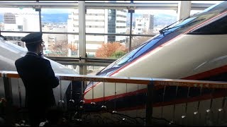 E2系「やまびこ」＋E3系「つばさ」連結シーン （山形・東北新幹線）