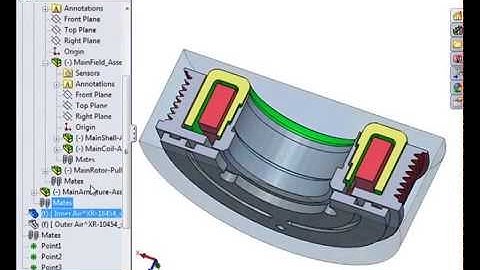 Kopplingar med EMS i SOLIDWORKS