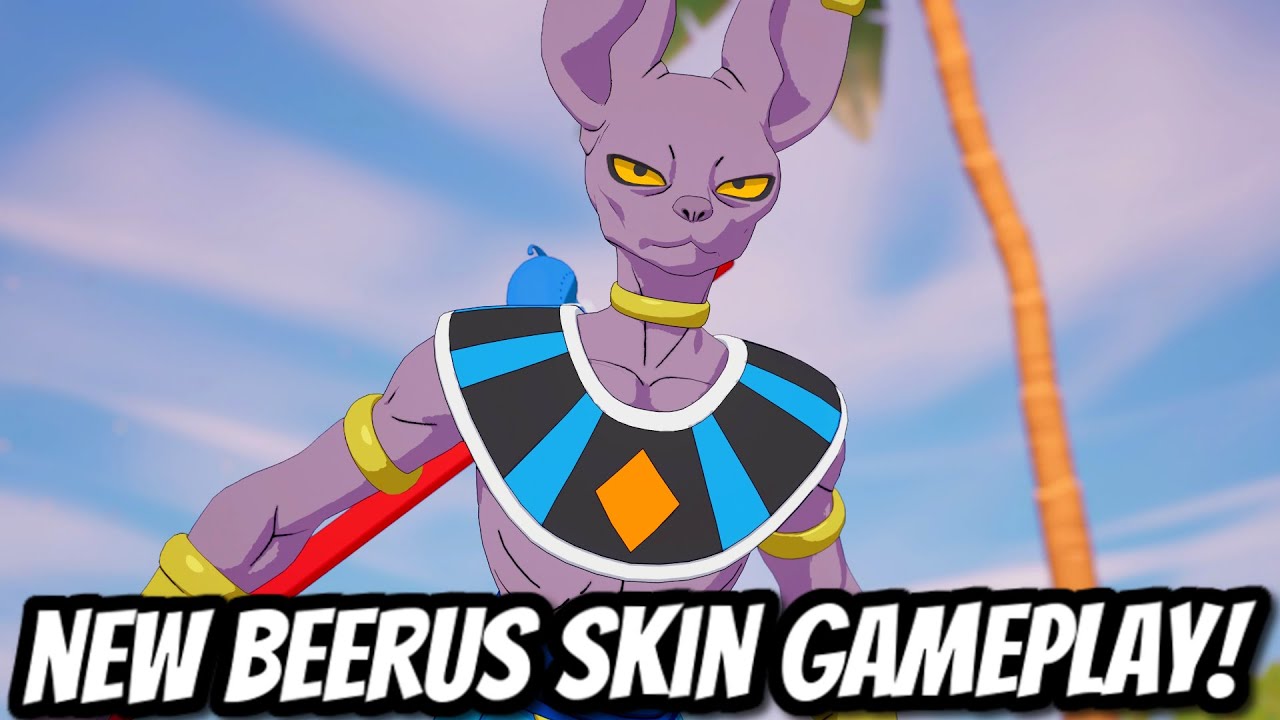 *NEW* LORD BEERUS SKIN GAMEPLAY! Fortnite Battle Royale YouTube