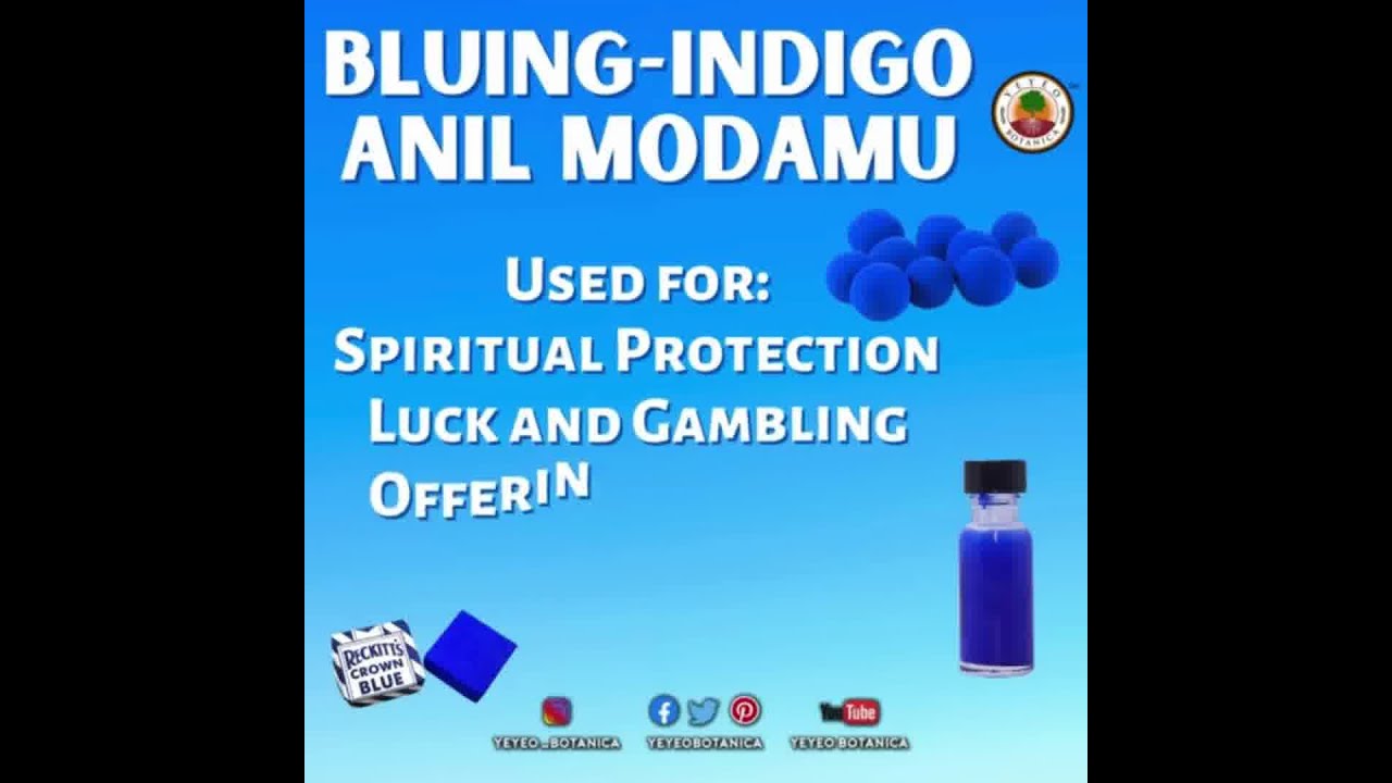 💙 “Bluing isn’t just for laundry — it’s spiritual power in a bottle.” 💙