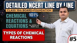 Chemical Reactions &amp; Equations || Type of Chemical Reaction | Class 10th NCERT Line by Line