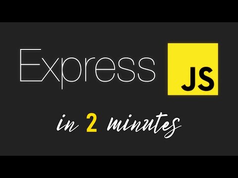 Your First Express.js App in 2 Minutes