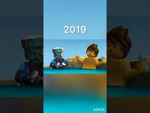 Entwicklung von den Ninja (2019-2012) #ninjago #legoninjago #ninjago #entwicklung #shorts #viral
