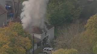 Emergency crews battle fire at Southwest Side home