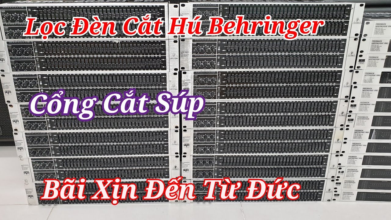 Lọc Đèn Bãi Behringer FBQ 3102 Cắt Hú Cực Hay Đến Từ Đức.(2tr6)