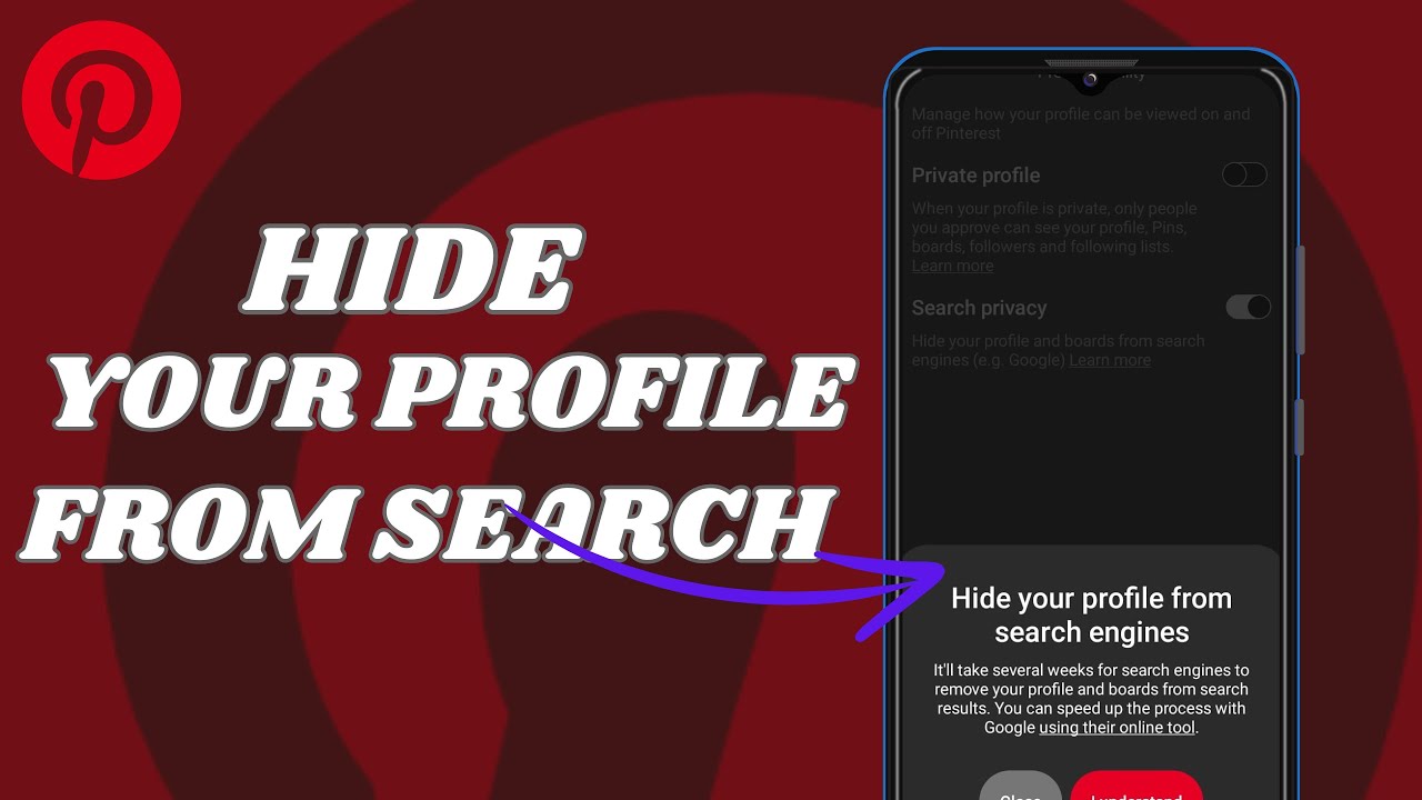 How To Hide Pinterest Profile From Search Engines