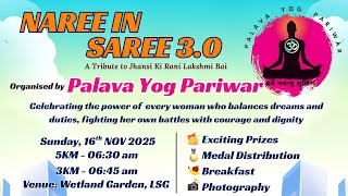 Naree In Saree 3.0 A Tribute To Jhansi Ki Rani Lakshmi Bai Palava Yog Parivar