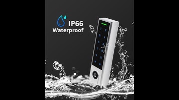 K2F:Waterproof ttlock access control panel door lock with fingperint password card ttlock connect