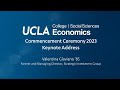 UCLA Department of Economics Commencement 2023