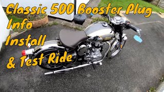 Royal Enfield Classic 500 Booster Plug Info-Install-Test Ride