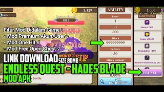 Link Download Endless Quest - Hades Blade Mod Apk screenshot 5